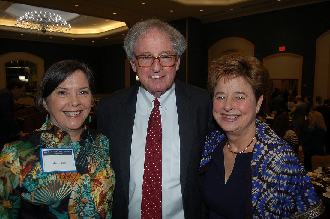 University of Florida law professor Mary Adkins, Florida Constitution Revision Commission committee Chair Hank Coxe and Martha Barnett, Holland & Knight retired senior partner.