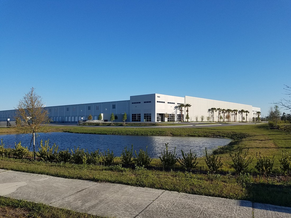 JinkoSolar plans to lease 70 percent, or almost 286,000 square feet, of the speculative warehouse built at 4660 New World Ave. at AllianceFlorida.