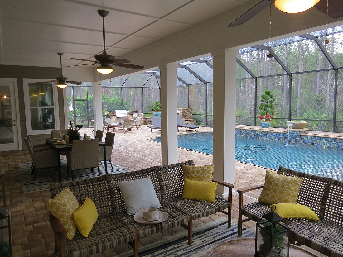 Homebuyers are looking for living areas that extend the indoor living space outdoors.