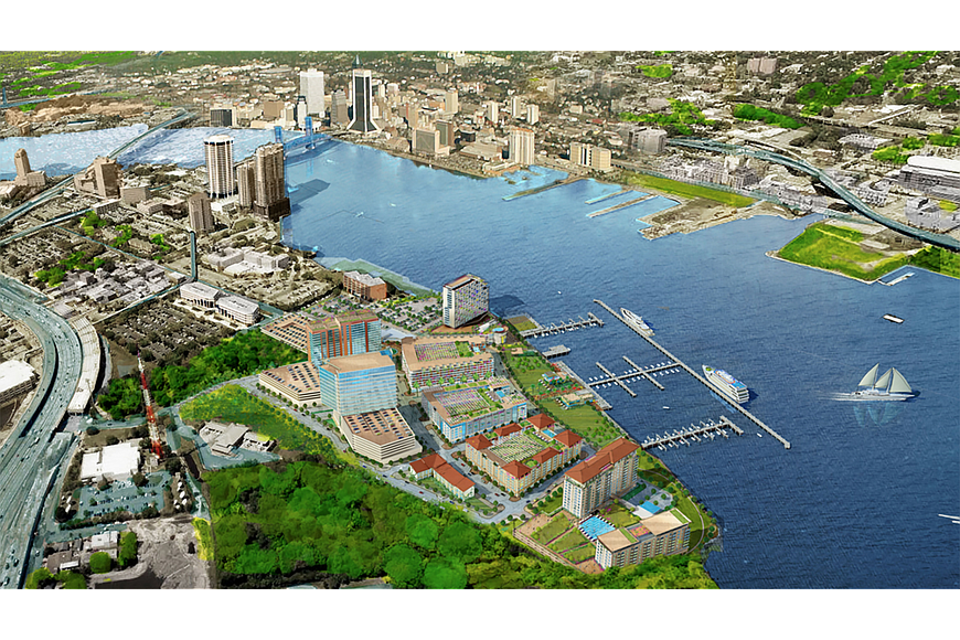The District is a residential, commercial, retail and entertainment project proposed for the former JEA Southside Generating Station site on the Downtown Southbank along the St. Johns River.