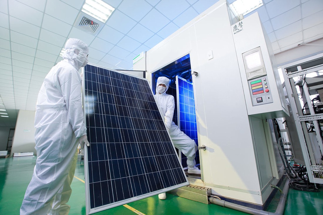 JinkoSolar said in January it would provide around 1.75 GW of high-efficient solar modules over a three-year span.