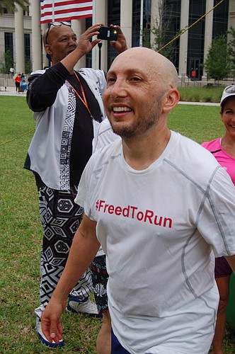 Attorney Michael Freed concluded his inaugural â€œFreed to Runâ€ Tallahassee-to-Jacksonville six-day marathon relay June 2 at the Duval County Courthouse.