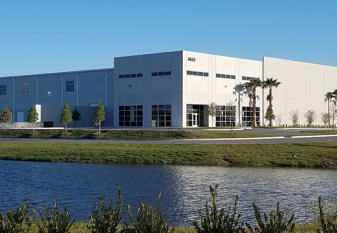 JinkoSolar could be producing solar panels from this warehouse at 4660 New World Ave. at AllianceFlorida by the end of 2019,