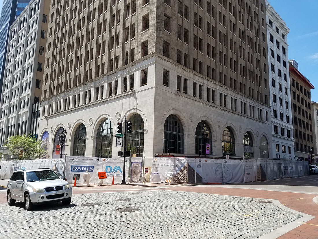 Work continued Wednesday on The Barnett at 112 W. Adams St. Commercial real estate contributed $189.4 billion to the Florida economy in 2017, according an annual NAIOP Commercial Real Estate Development Association survey.