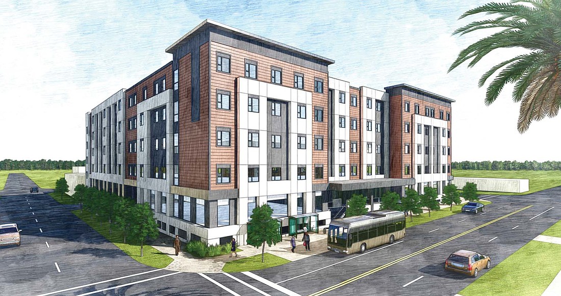 Ashley Square senior apartment is planned for 1 acre between 127 E. Ashley St. and 116 E. Beaver St.