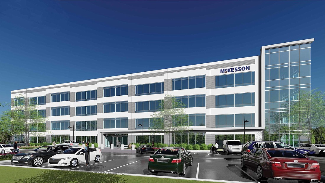 McKesson Corp. will lease the first office building to be built at Southside Quarter at southwest Butler Boulevard and Interstate 295.