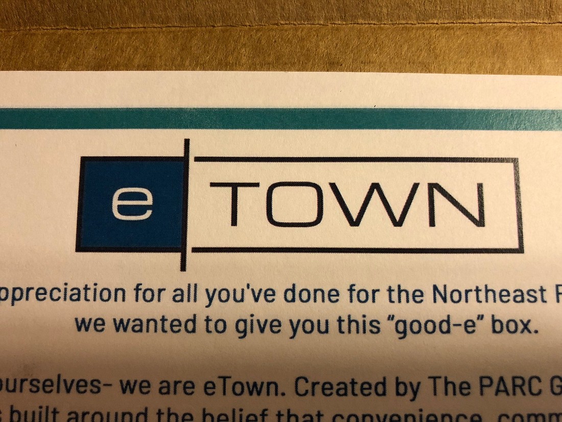 This box offers clues to the eTown development.