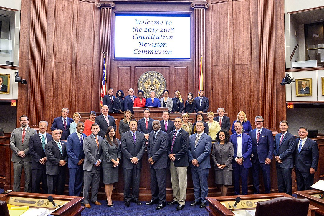 The Florida Constitution Revision Commission is appointed every 20 years to examine the Florida Constitution and propose changes for voter consideration. It will next convene in 2037.