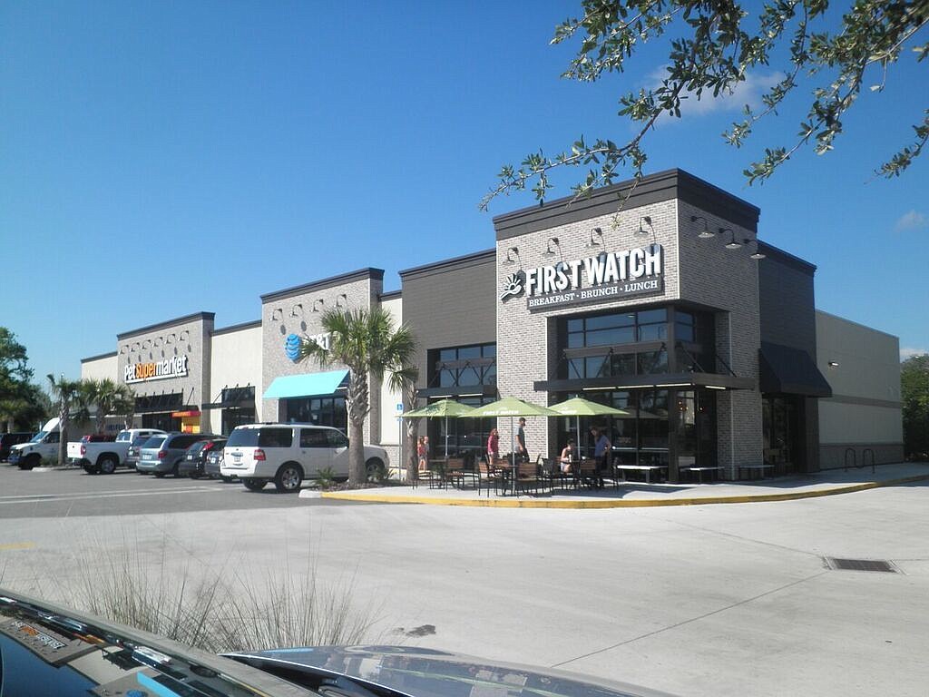 The Village Commons shopping center.