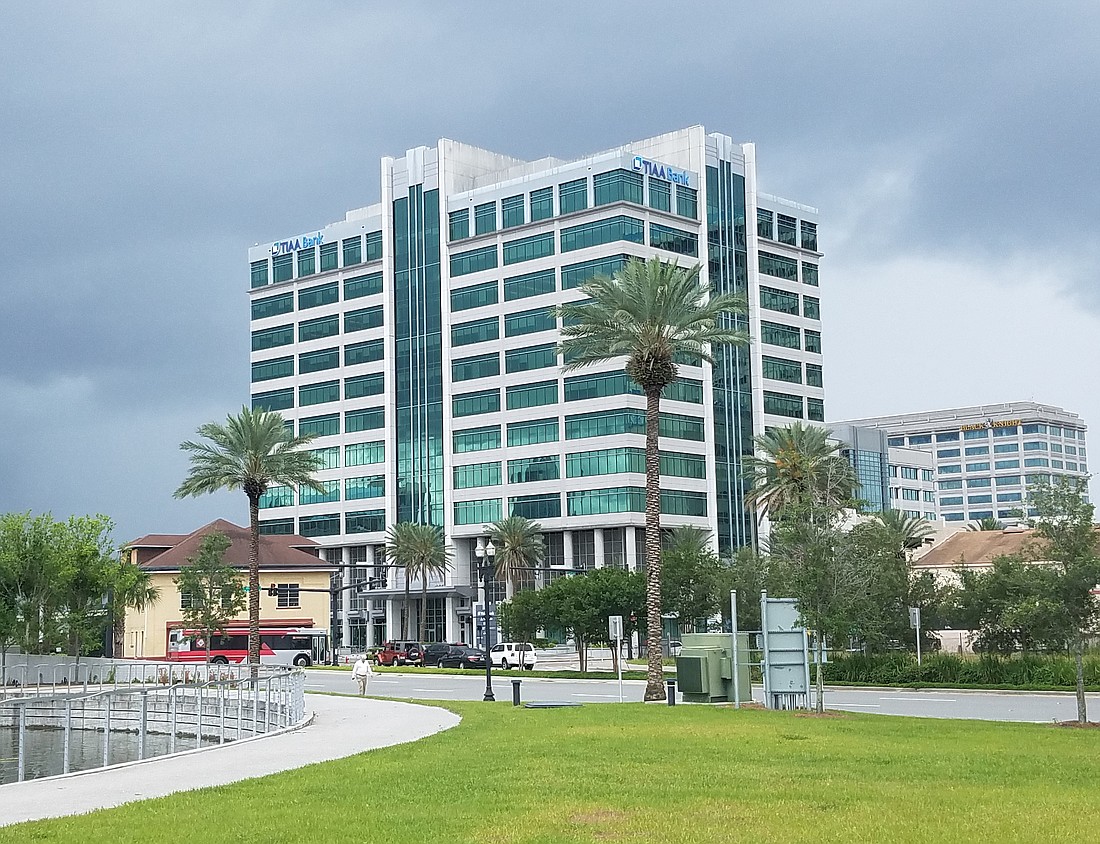 Riverside Business Center will occupy the seventh floor at 501 Riverside. The building is the headquarters of TIAA Bank, formerly EverBank.