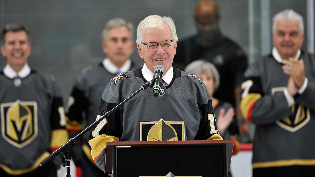 Las Vegas Golden Knights owner Bill Foley said his timetable for the expansion hockey team was to make the playoffs by the third year, but this week the Knights will play for the NHL title.