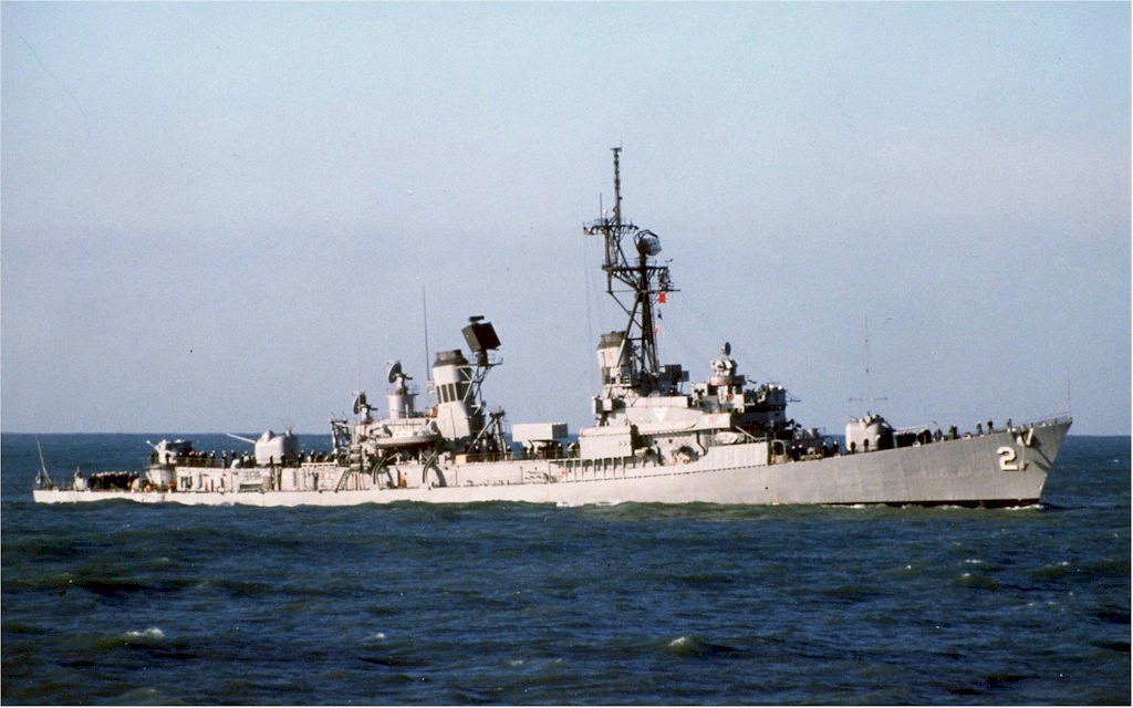 The USS Charles F. Adams was the lead vessel during the Cuban missile crisis, according to JHNSA President Daniel Bean.