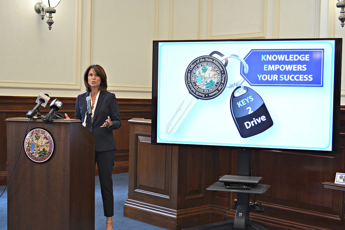State Attorney for the 4th Judicial Circuit Melissa Nelson said the new â€œKEYS 2 Driveâ€ program can help people restore their driving privilege, which she said can be â€œan essential tool for greater prosperity.â€