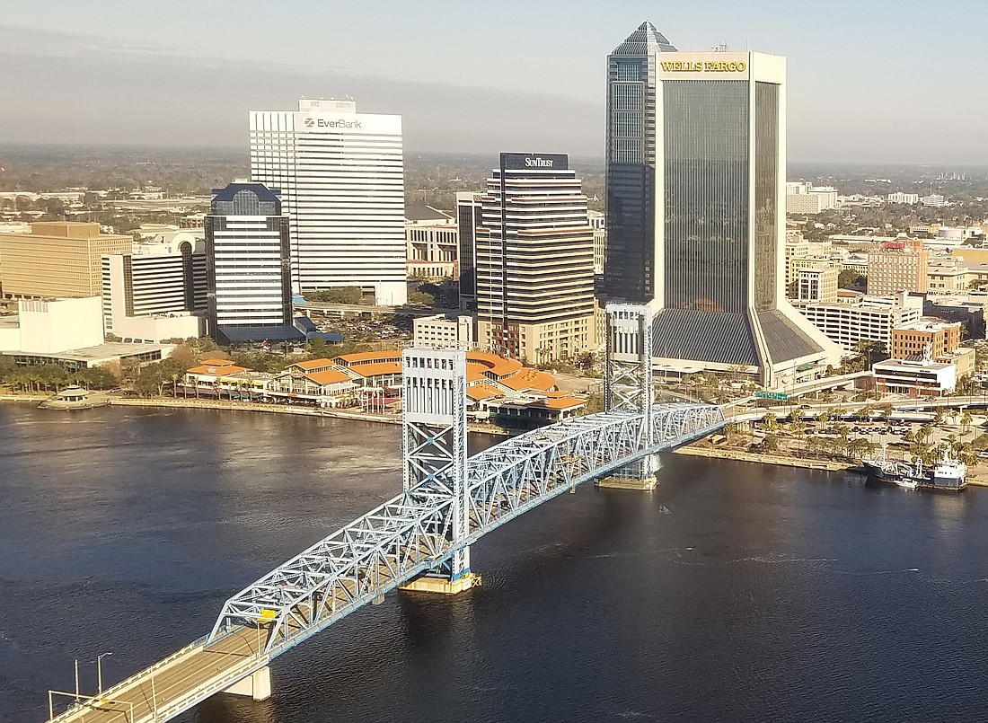 Colliers International Northeast Florida is relocating to Suntrust Tower (center)