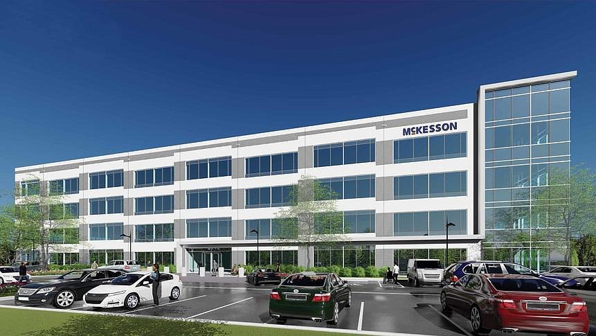 A rendering of the McKesson Corp. office now under construction.