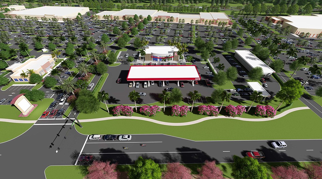 A 6,536-square-foot Gate gas station and convenience store is planned at 700 Durbin Pavilion Drive.