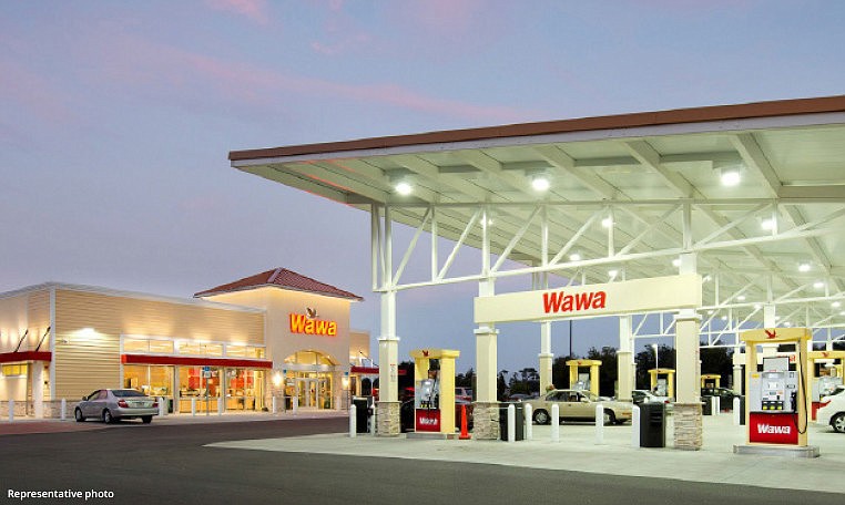 The Wawa property at 9731 Beach Blvd. is for sale for $4.8 million. Wawaâ€™s lease on the property runs through November 2038. This is a rendering of the project under construction.