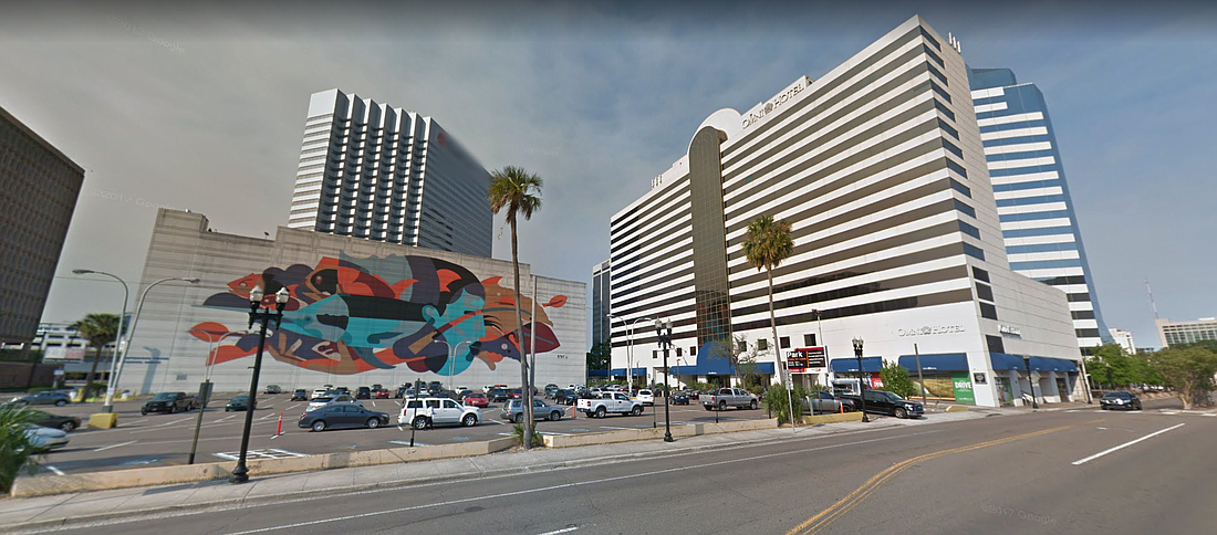  Ramon Llorens bought the 1.48-acre Downtown parking lot by the Omni Jacksonville Hotel. (Google)