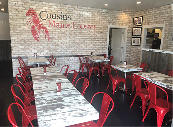 An image of the Cousins Maine Lobster restaurant scheduled to open in Neptune Beach.