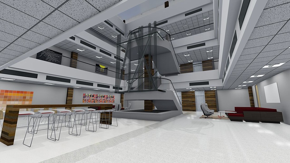 A rendering of the atrium at SouthPoint 1. Special to the Daily Record