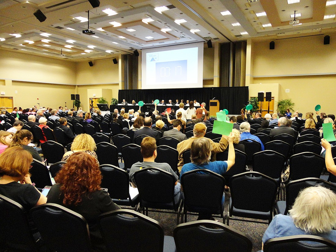 The Florida Constitution Revision Commission convened a public hearing in February at the University of North Florida.