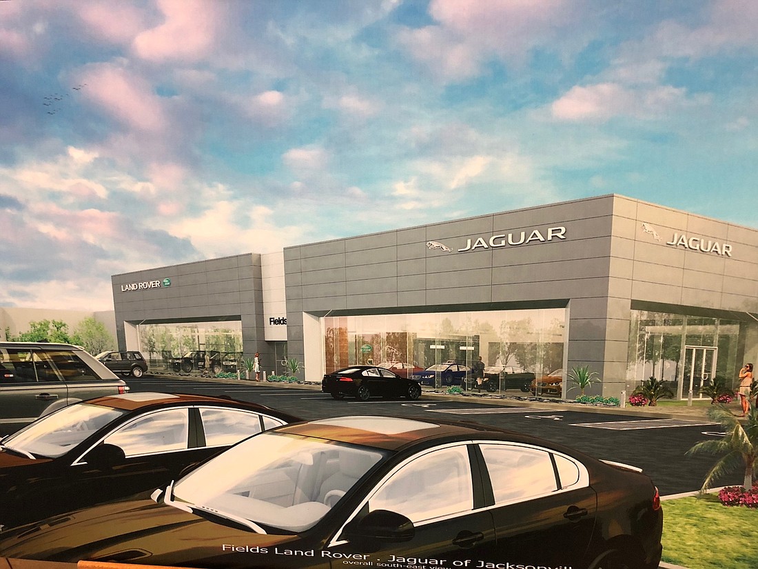 Fields PAG Inc. is building a new Jaguar Land Rover Jacksonville dealership at 11211 Atlantic Blvd. in East Arlington.