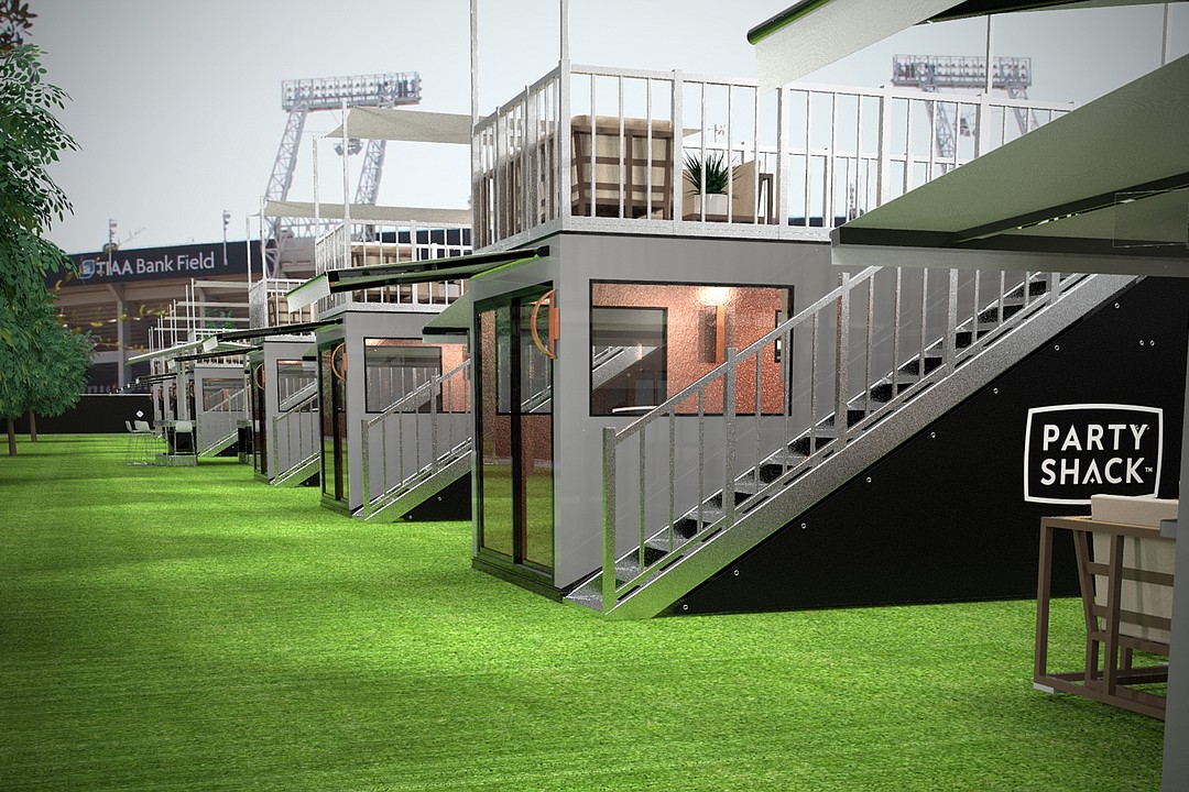 Suite tailgating: Company creates village for fans outside TIAA Bank Field