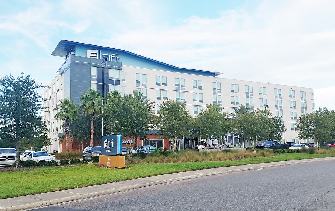 The Aloft Jacksonville Airport hotel at 751 Skymarks Drive is planning a $1.3 million interior renovation.