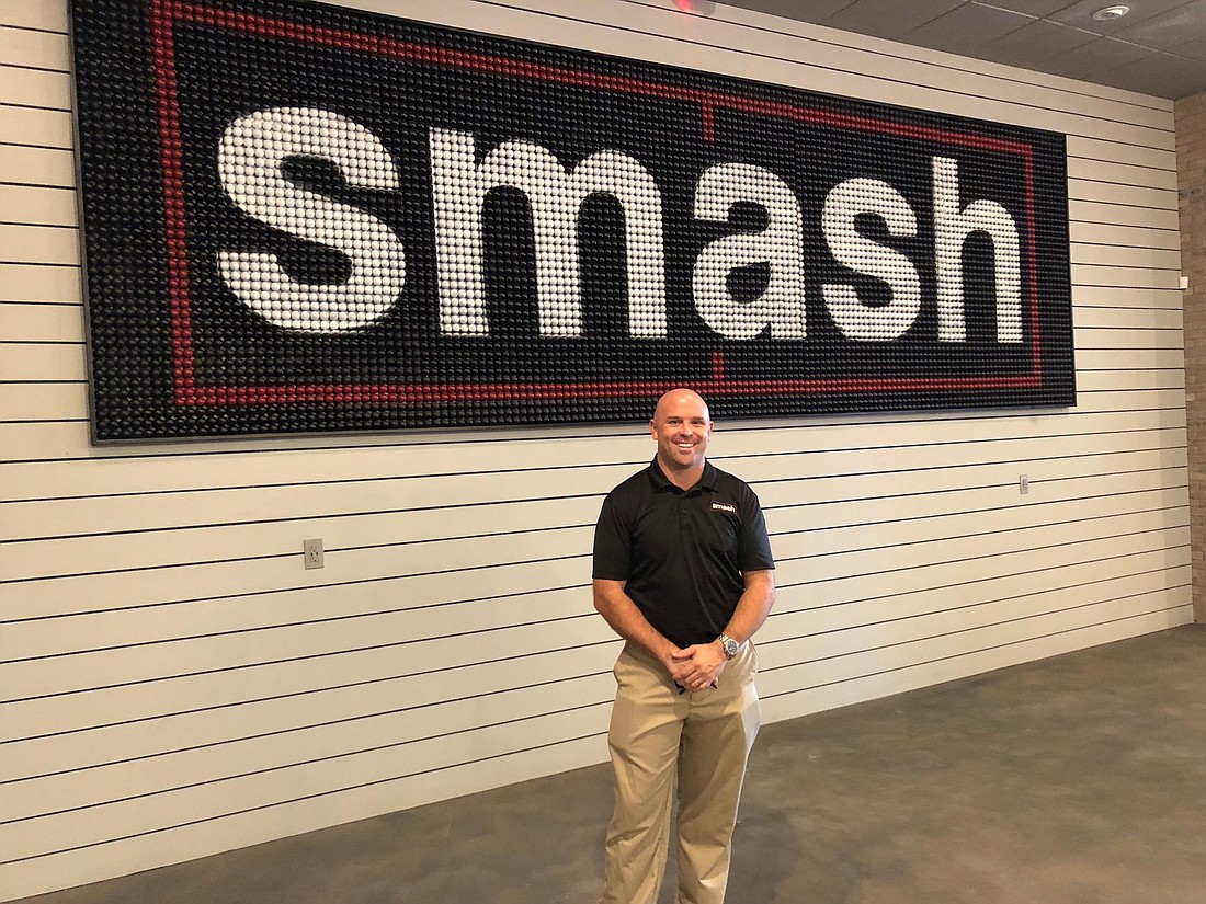 Devlin Cathey is general manager and executive chef of Smash, a pingpong venue, restaurant and bar expected to open in about a month in