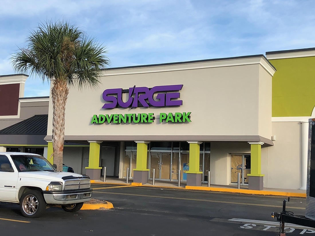 Surge Adventure Parks is coming to the former Sports Authority space at the Regency Court Shopping Center.