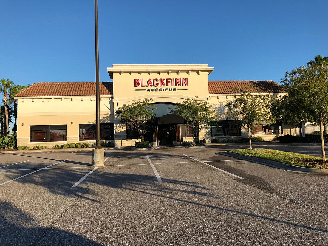 BlackFinn AmeriPub closed after eight years of operating at 4840 Big Island Drive in The Markets at Town Center. Photo by  Karen Brune Mathis