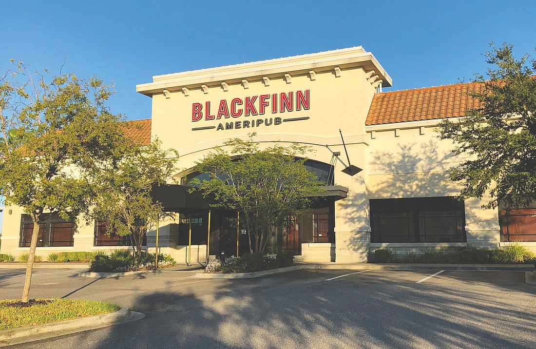 BlackFinn Ameripub at 4840 Big Island Drive at The Markets at Town Center shut down Sunday, The shopping centerâ€™s general manager said she hadnâ€™t been aware of the impending closure.