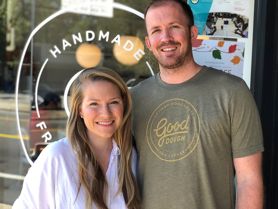 Brittany and Logan Moore opened Good Dough in San Marco in 2017.