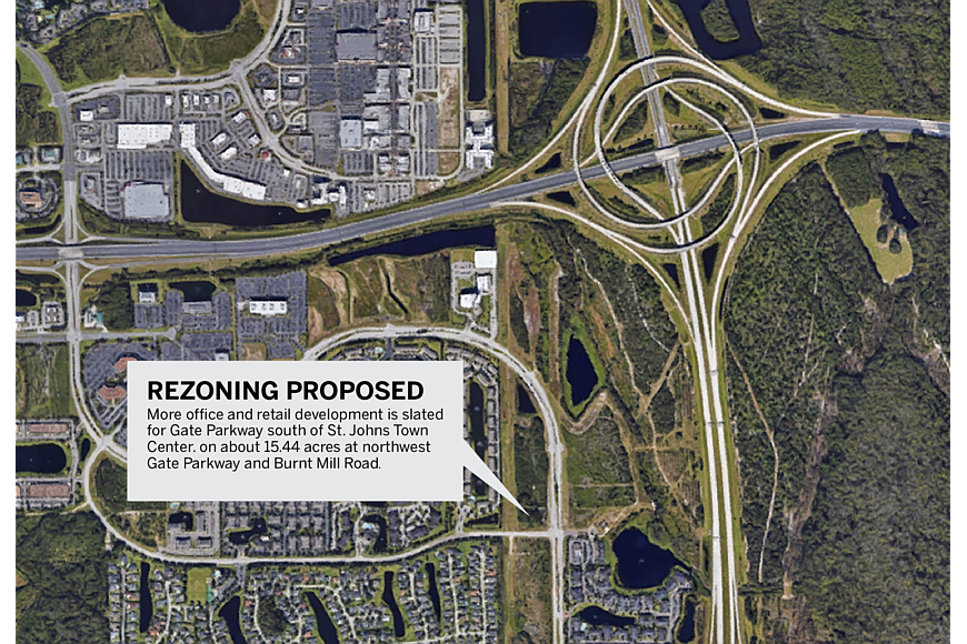Rezoning was approved in August for 15.4 acres at Gate Parkway and Burnt Mill Road for development. File image