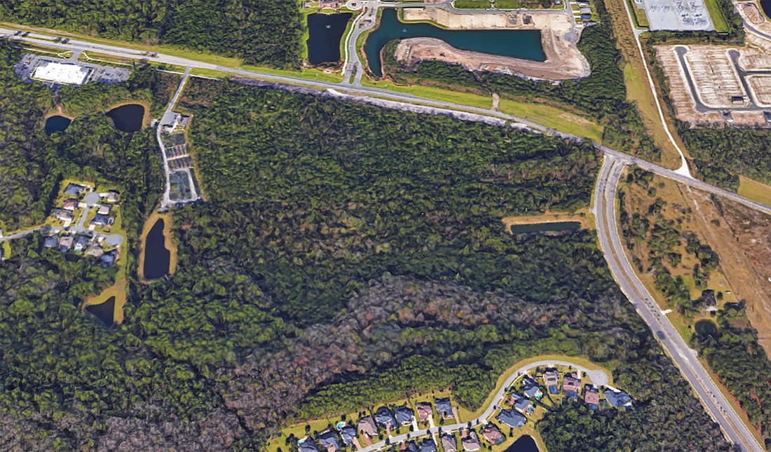 Southwest Race Track Road and St. Johns Parkway in St. Johns County. (Google)