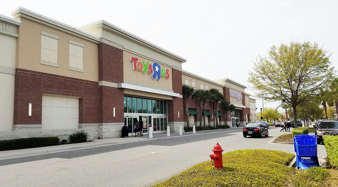 The Markets at Town Center Toys R Us and Babies R Us store at 4875 Town Center Parkway is 74,018 square feet.