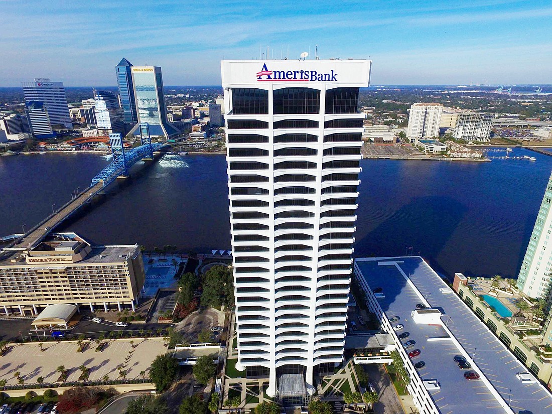 The 28-story Riverplace Tower on the Downtown Southbank.