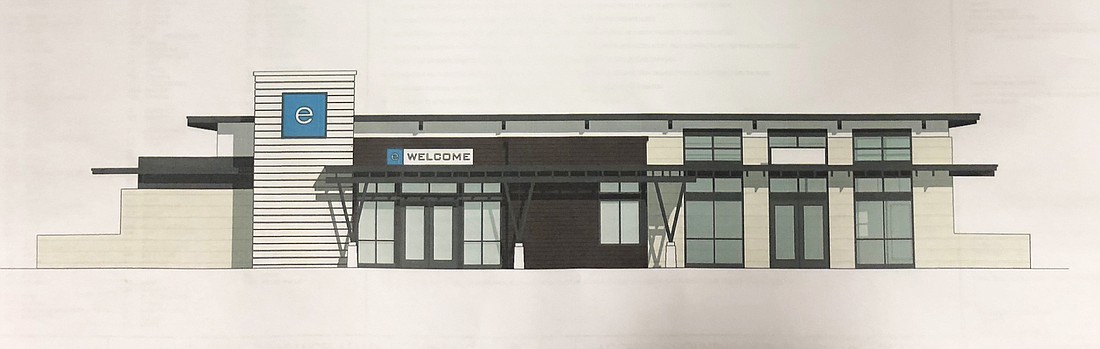 The eTown Welcome Center is planned at 11003 E-Town Parkway.