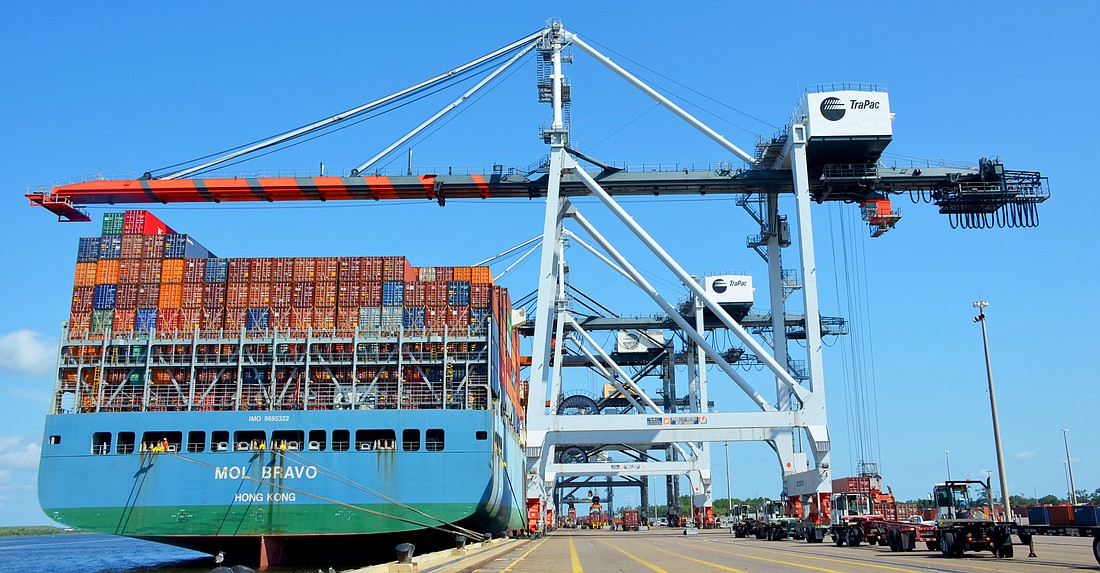JaxPort moved nearly 1.3 million containers, a 23 percent increase over 2017.