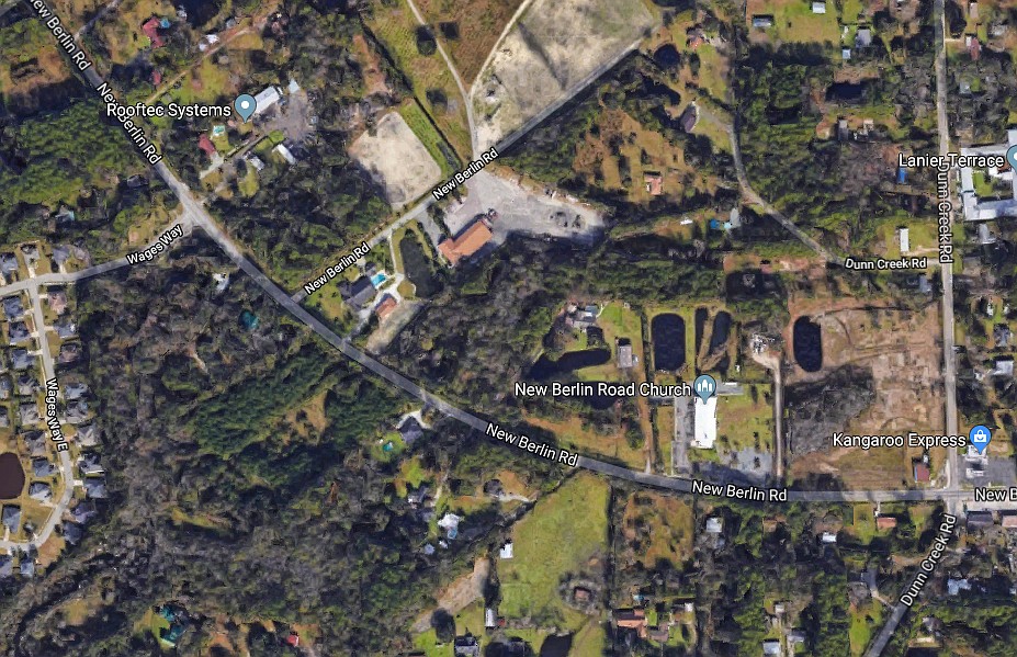 A North Jacksonville resident seeks to develop 123 single-family home lots on 44.44 acres off New Berlin Road between Dunn Creek Road and Wages Way.Â