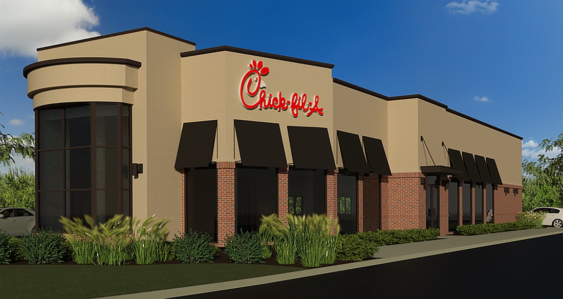 The new brand image for Chick-fil-A is being rolled out in Jacksonville.