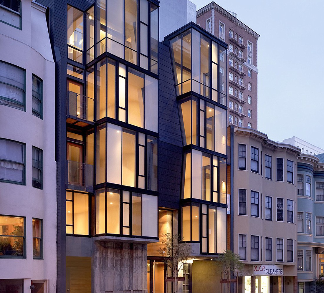 Condominiums in the Nob Hill neighborhood of San Francisco featuring Bonelli windows.