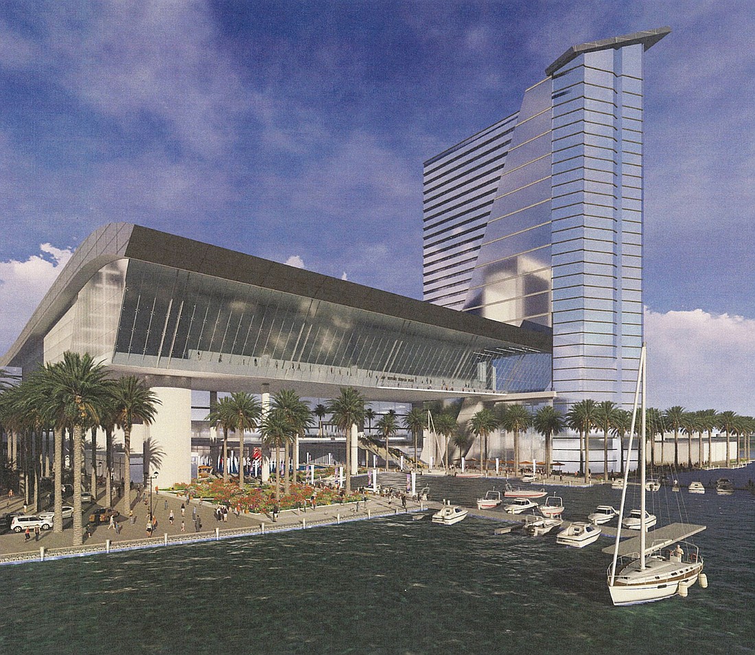 Jacobs Engineering Group&#39;s plan for a convention center complex on East Bay Street.