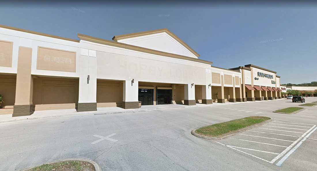 Celebration Church plans to open an Arlington campus at the Regency Park Shopping Center in the former Hobby Lobby space. (Google)