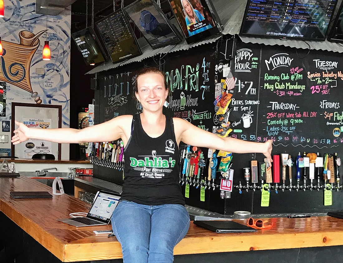 Andrea Koralewski continues to operate Dahliaâ€™s Pour House at 2695 Post St. as the property is on the market for sale.