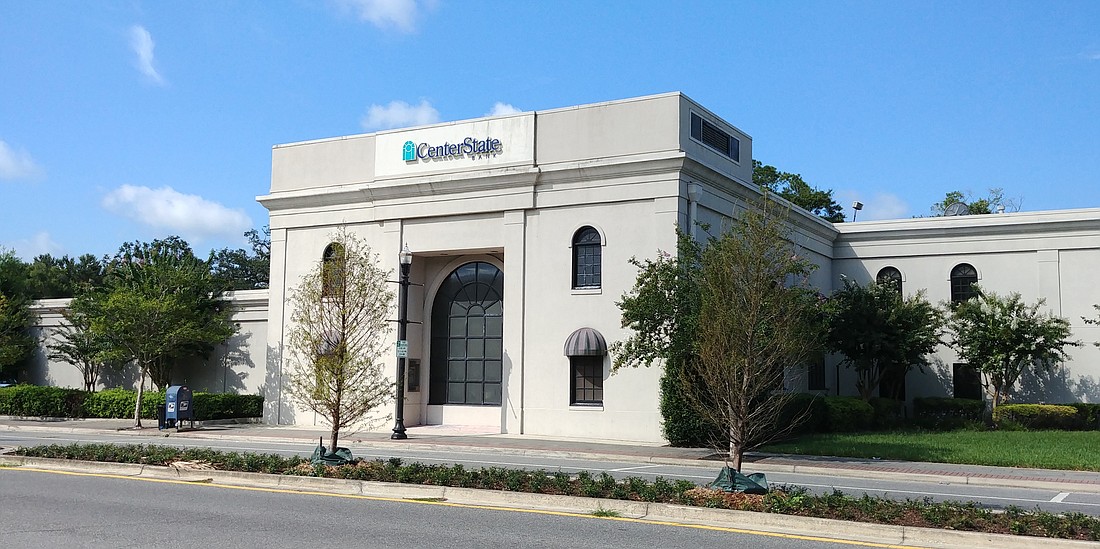 Redevelopment plans called for the demolition of the CenterState Bank of Florida building at 1232 King St. to make way for a mixed-use project.