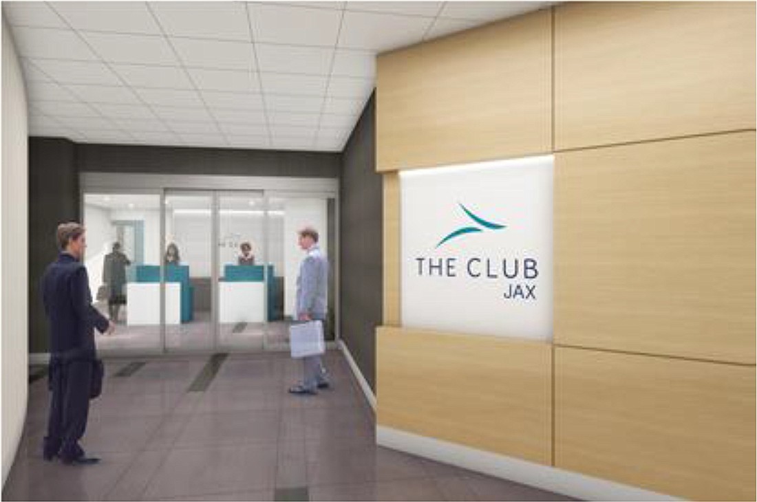The city is reviewing a permit application for the $1 million build-out for The Club JAX at Jacksonville International Airport.
