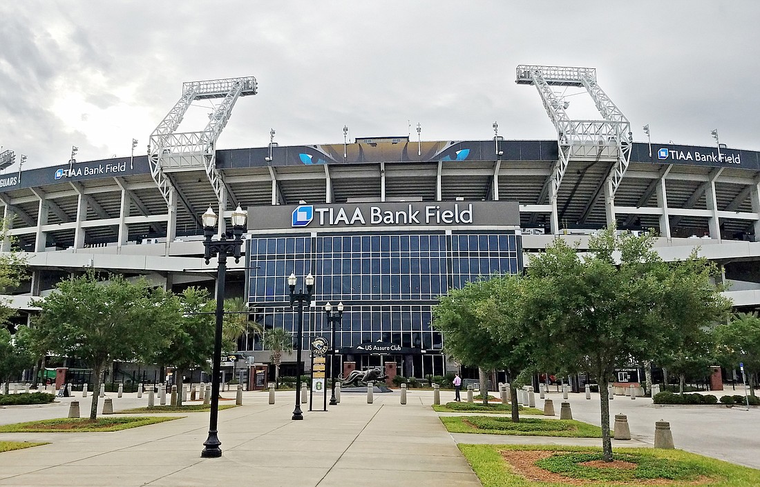 The Jaguars are preparing to redevelop the area around TIAA Bank Field.