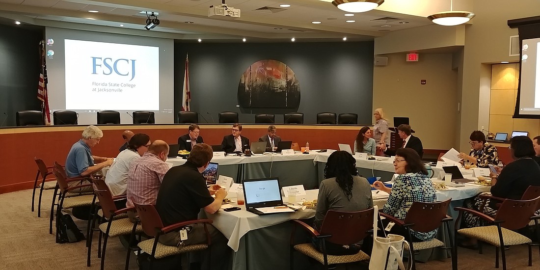 Florida State College at Jacksonvilleâ€™s presidential search committee meets Wednesday.
