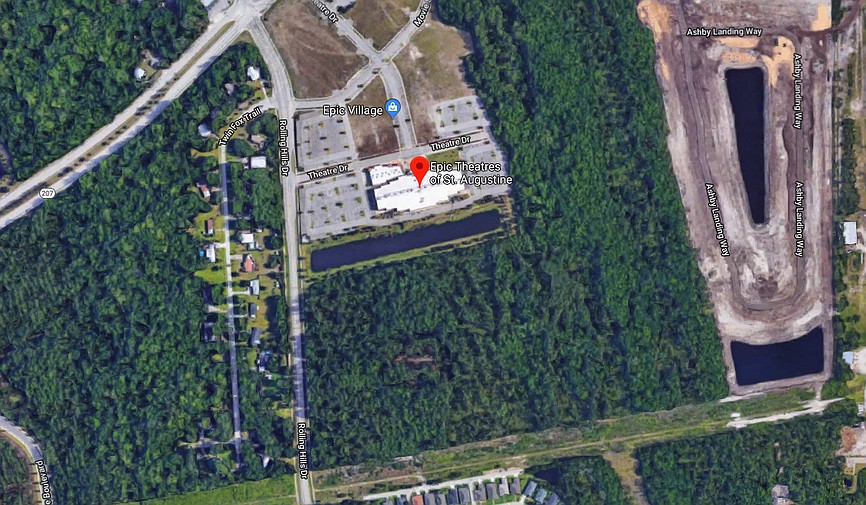 Google Epic Village Townhomes would be built on the vacant land south of the Epic Theater near St. Augustine.